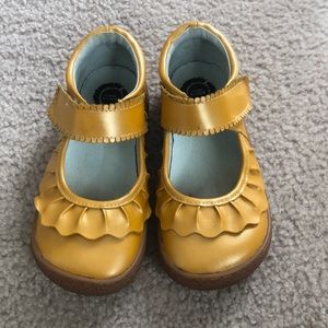 Livie and Luca gold leather shoes size 12